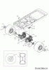 Massey Ferguson MF 50-22 ZT 17AI2ACP695 (2009) Listas de piezas de repuesto y dibujos Drive system, Rear wheels 18x9,5-8
