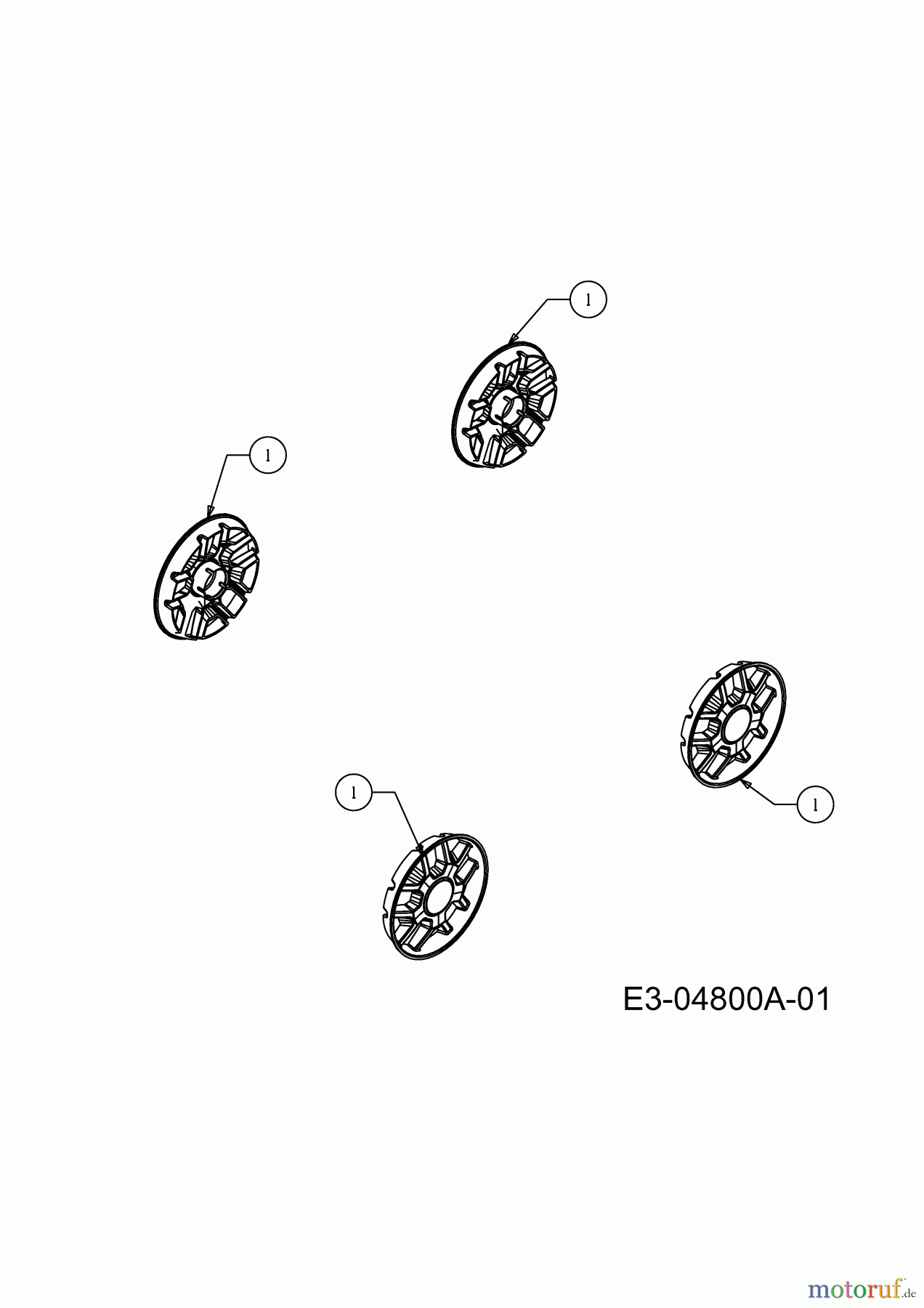  Black-Line Motormäher BL 4046 11C-J10G683  (2012) Radkappen