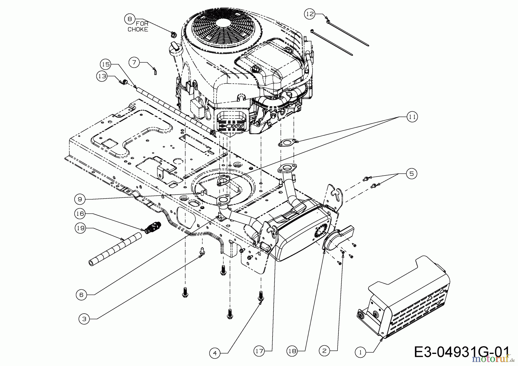  Massey Ferguson Rasentraktoren MF 36-18 RDT 13HT91GE695  (2015) Motorzubehör