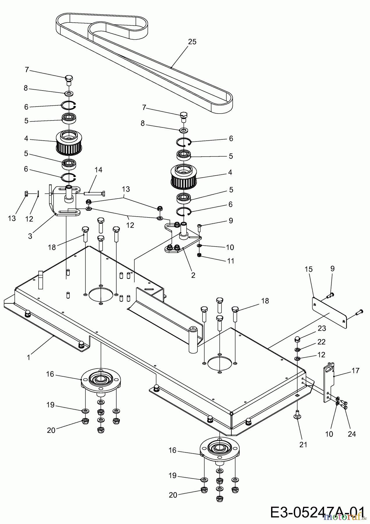  MTD Zubehör Zubehör Kompakttraktoren Mähwerke für CC 3000 RD Serie (Hochgrasmähwerk 40