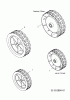 MTD Opti 3813 18D-S0F-600 (2012) Spareparts Wheels