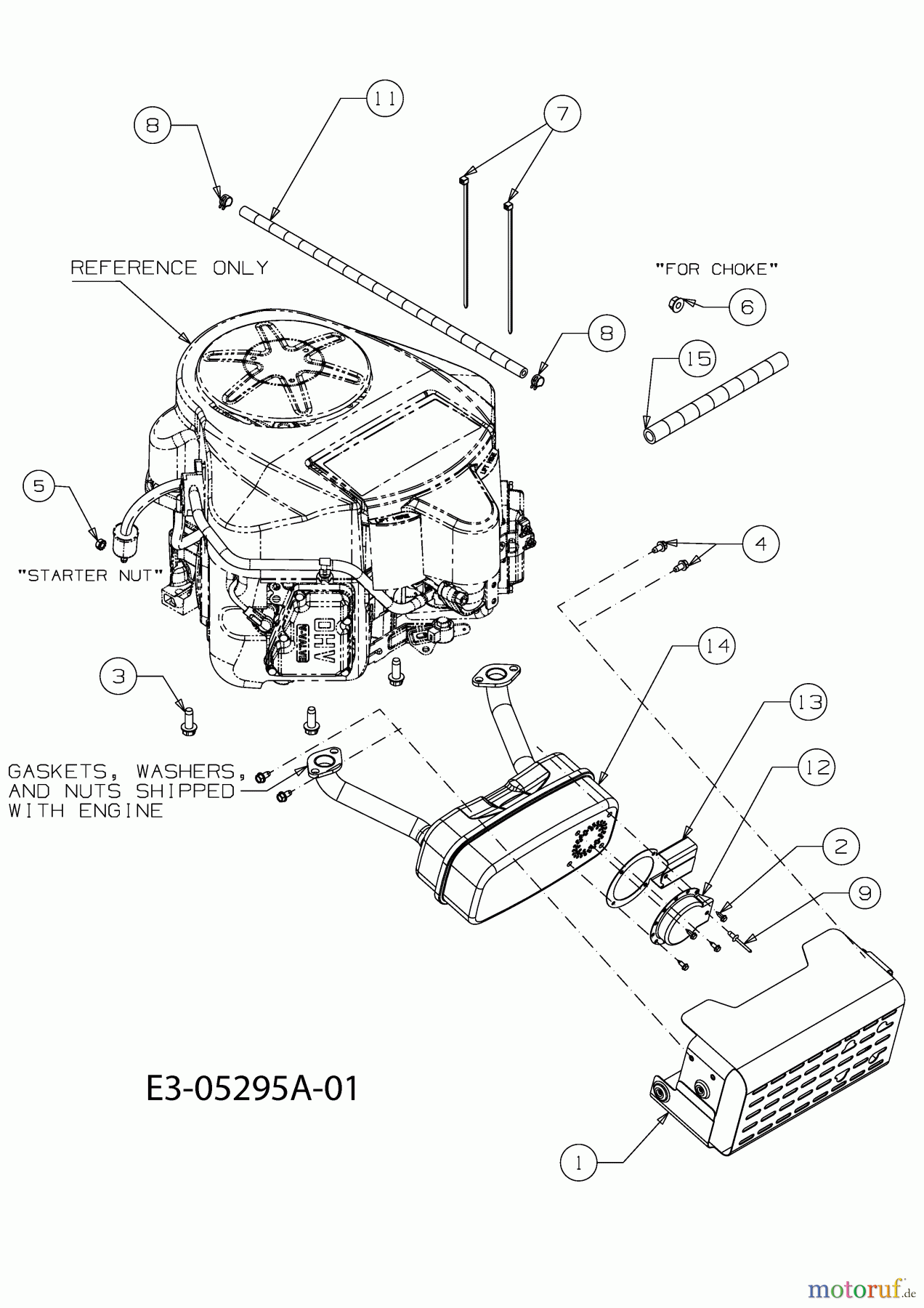  Massey Ferguson Rasentraktoren MF 41-24 RD 13CI51CN495  (2010) Motorzubehör