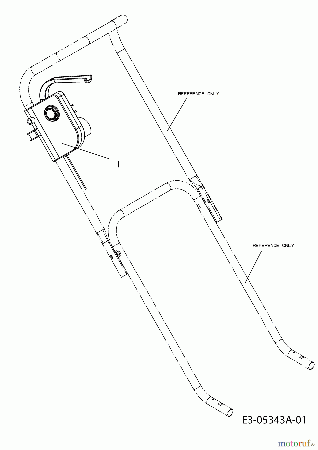  MTD Elektromäher Opti 3812 18D-S0J-600  (2012) Schalter