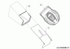 MTD 46 S 12A-J7SJ600 (2016) Listas de piezas de repuesto y dibujos Grass bag, Rear flap