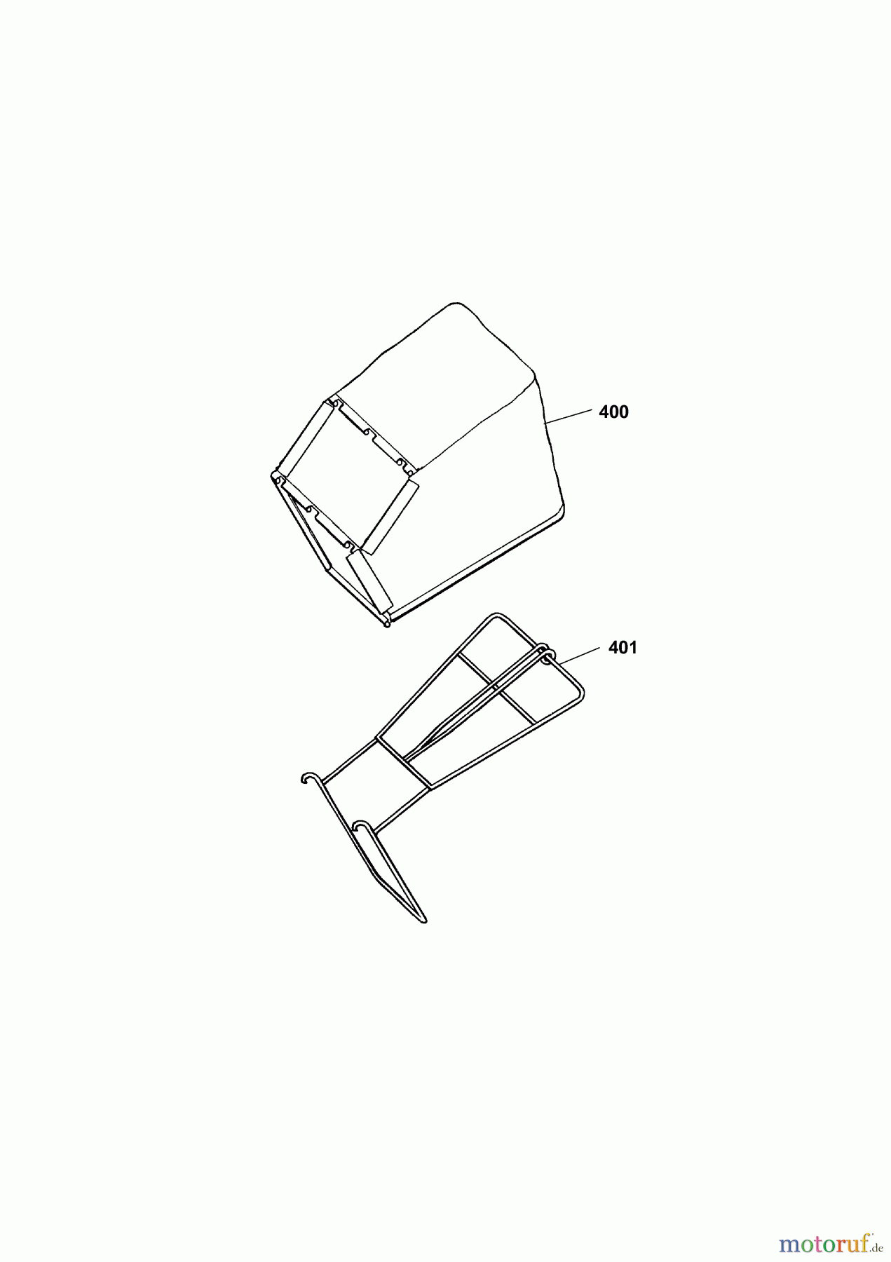  Gutbrod Motormäher mit Antrieb HB 48 RHW 12AWB6M1690  (2010) Grasfangsack