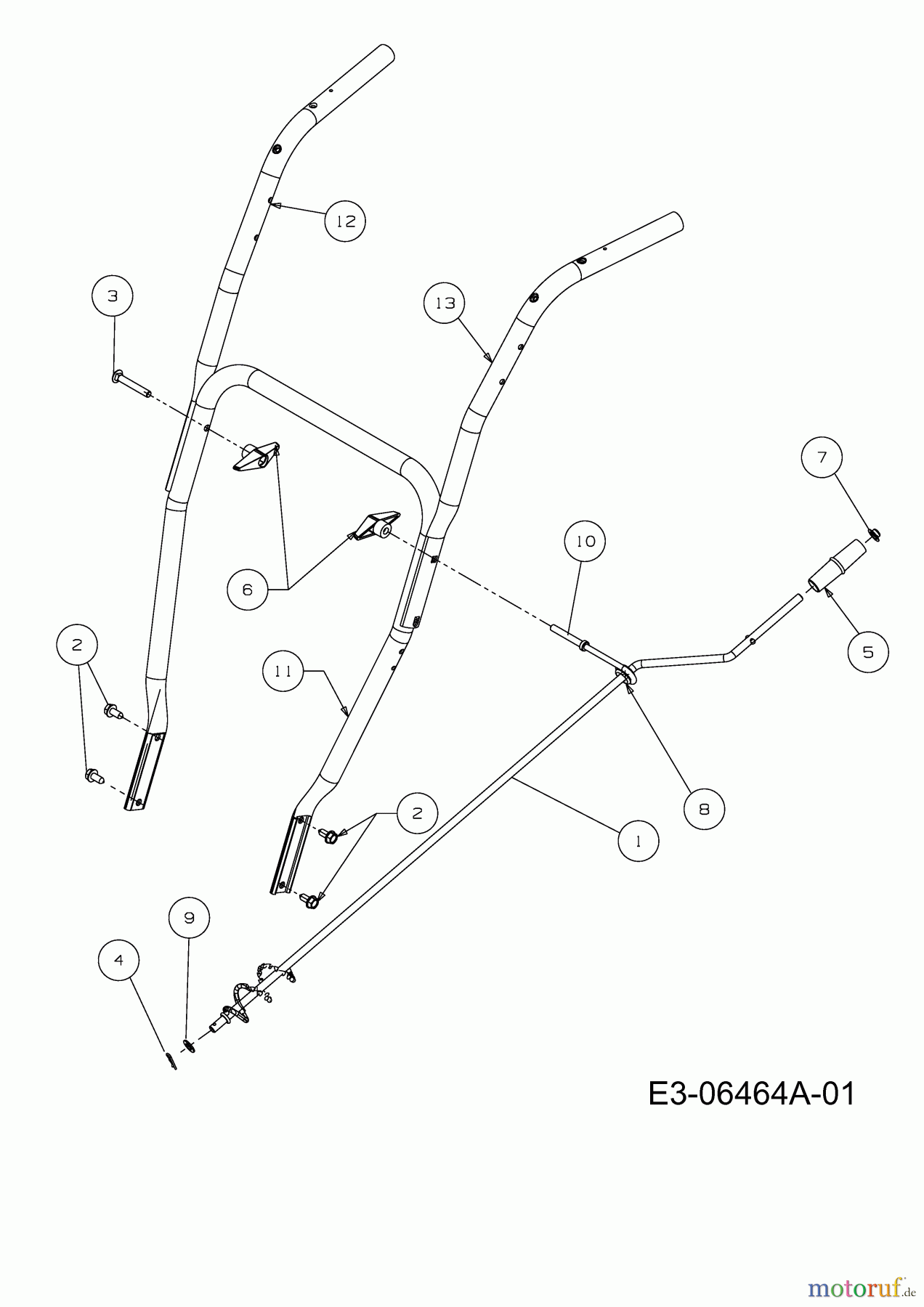  MTD Schneefräsen M 61 31A-62C2678  (2012) Holm