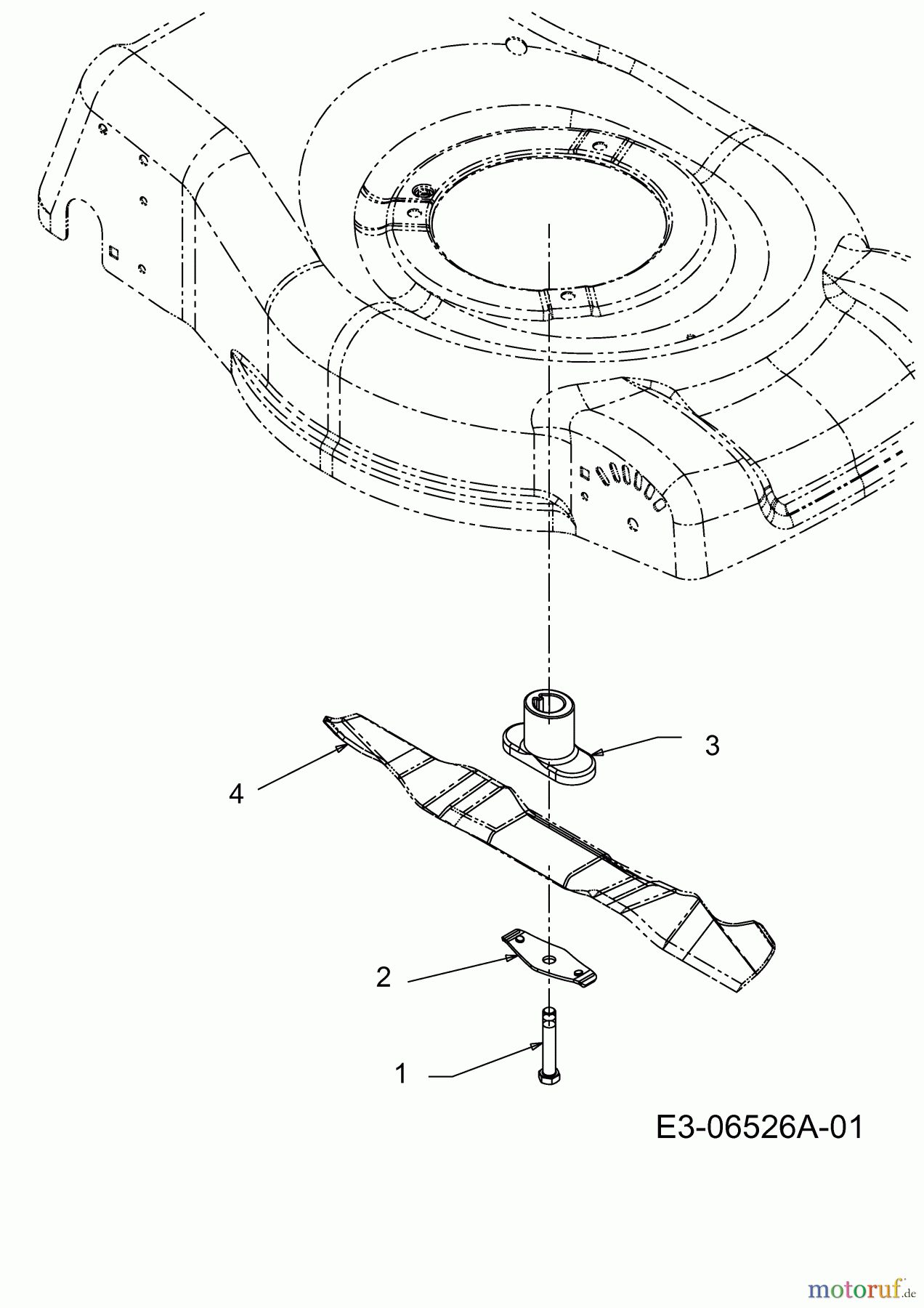  Black-Line Motormäher BL 4046 11C-J10Z683  (2010) Messer