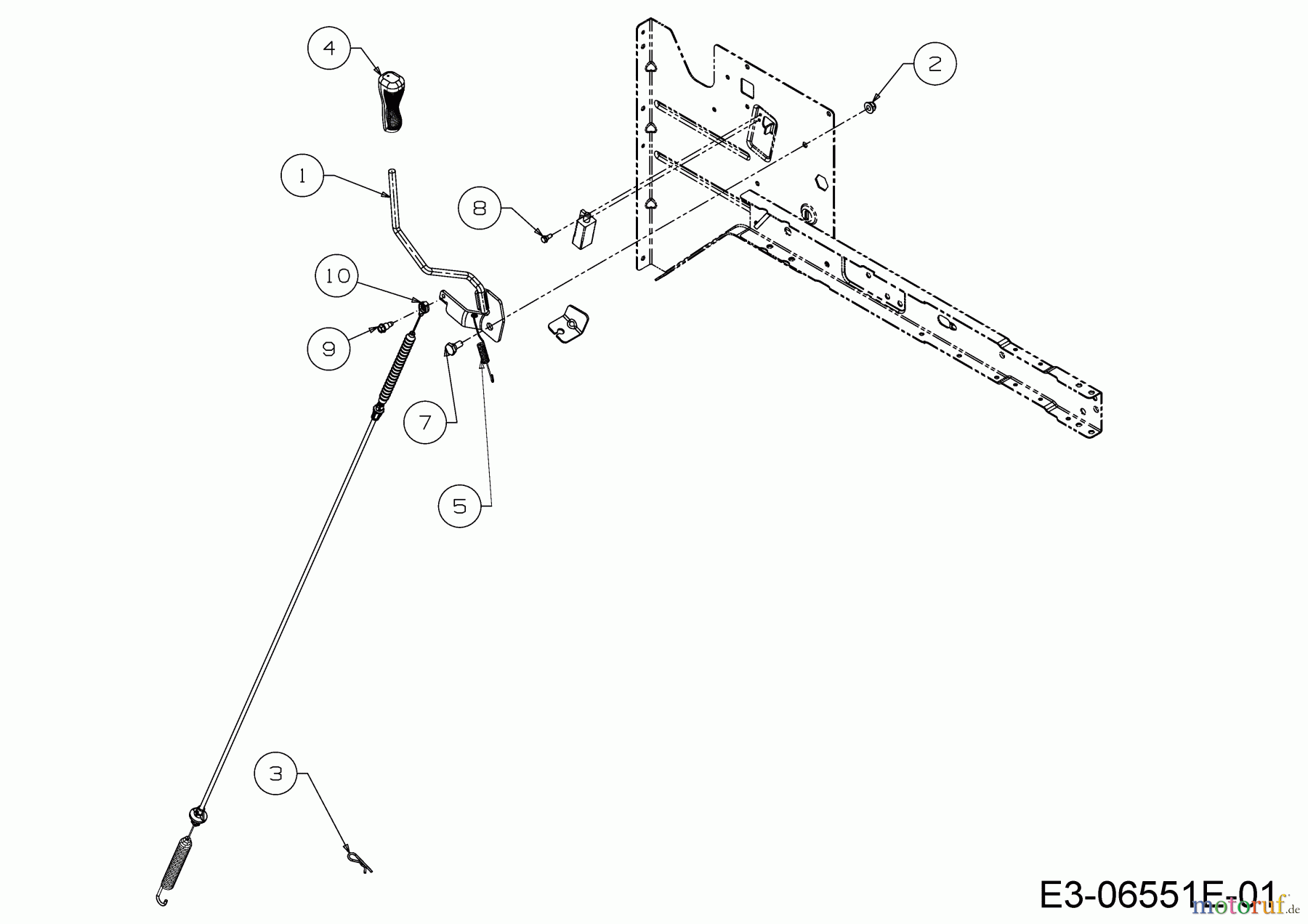  Dormak Rasentraktoren TX 42 H 13IN71SN699  (2017) Mähwerkseinschaltung