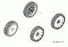 MTD 53 SPKV 12CI847D686 (2011) Listas de piezas de repuesto y dibujos Wheels