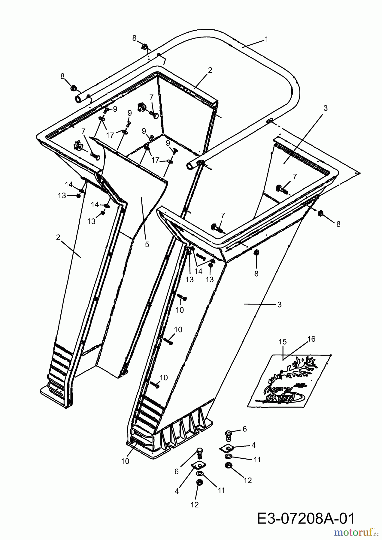  Häcksler Chip-N-Shred 09862  (2009) Trichter