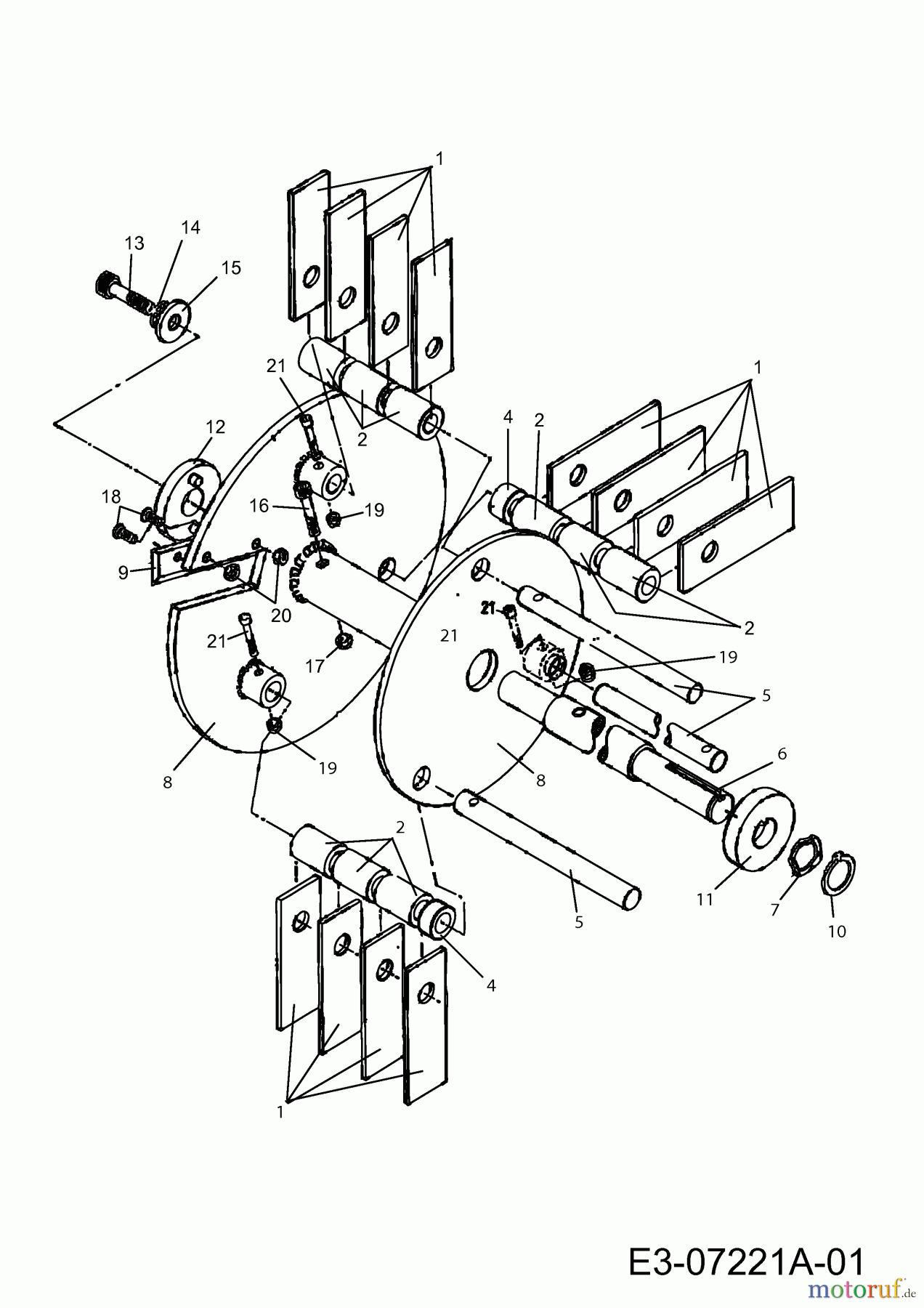 Häcksler Chip-N-Shred electric 89885 (2011) Schneidsystem