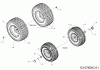 Spareparts Wheels 13x5x6; 16x6,5x8
