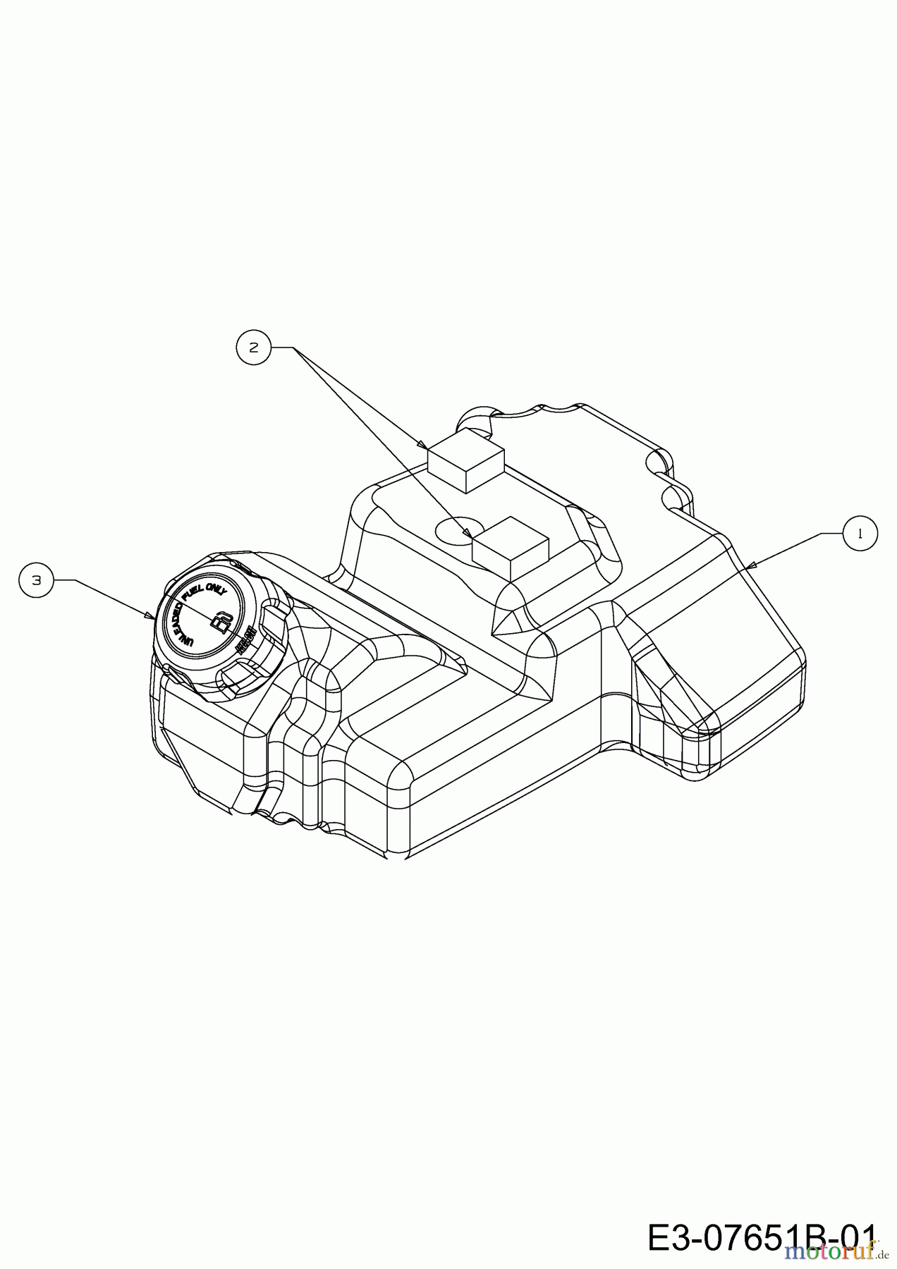  Cub Cadet Rasentraktoren LR 2 NR 76 13B221HD603  (2017) Tank