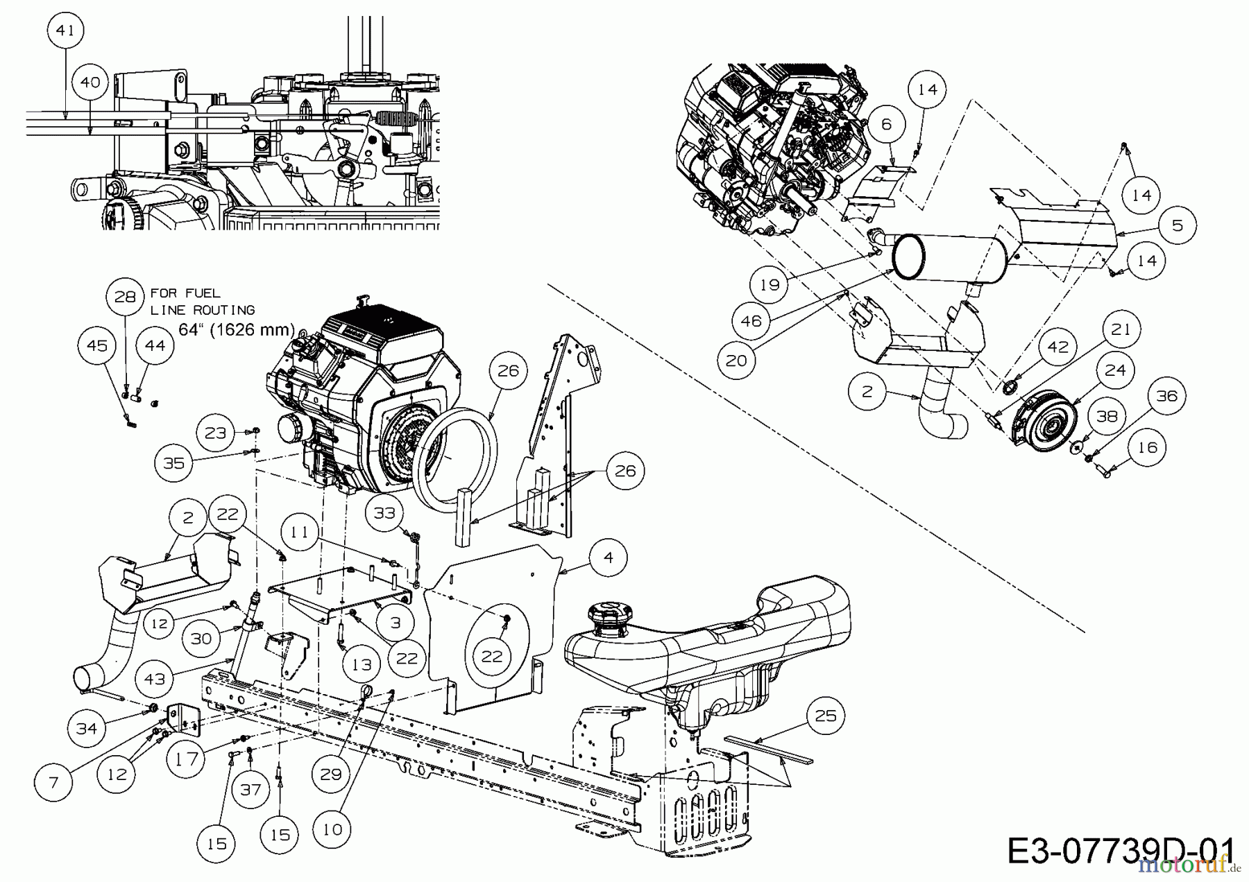  Cub Cadet Gartentraktoren GTX 2100 14A-3GE-603  (2016) Elektromagnetkupplung, Motorzubehör