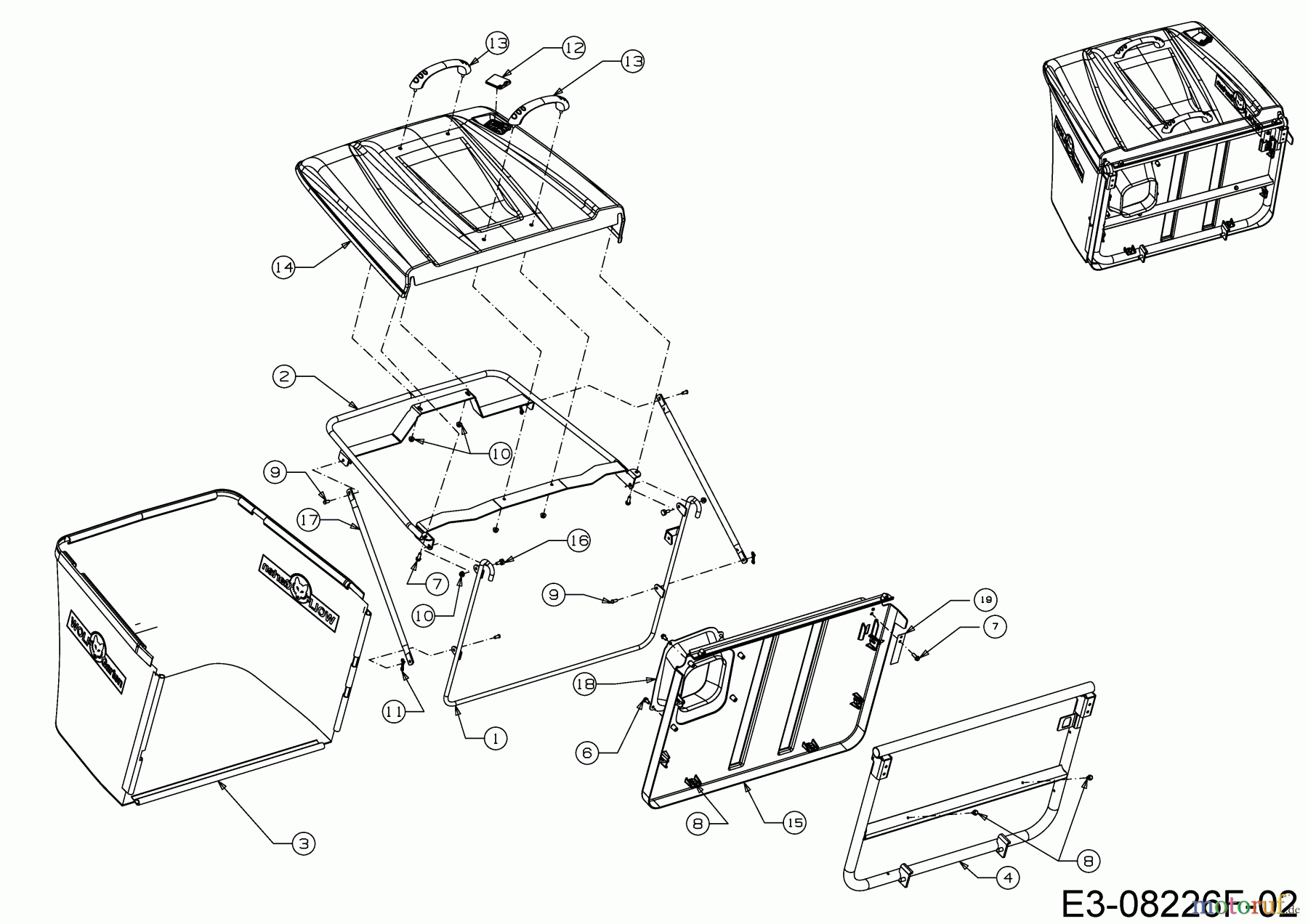  WOLF-Garten Expert Rasentraktoren Scooter Pro 13C226HD650  (2018) Grasfangeinrichtung