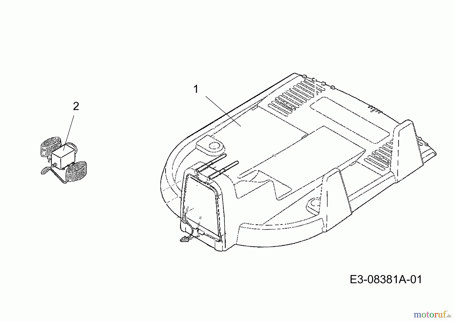  Cub Cadet Mähroboter Lawnkeeper 500 18AO05LA603  (2013) Basisstation, Netzteil