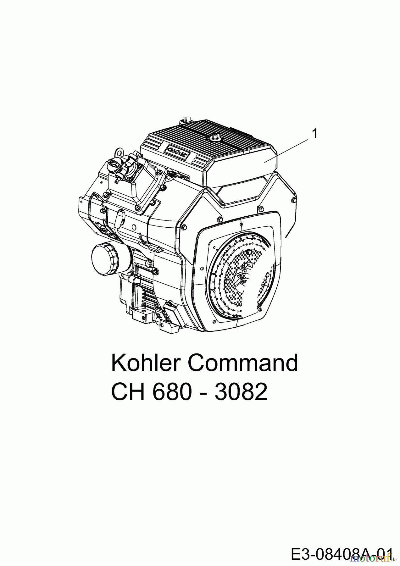  Cub Cadet Gartentraktoren GTX 2100 14A-3GE-603  (2015) Motor Kohler