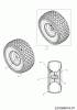 MTD 117/20 13AT77KT308 (2013) Ersatzteile Räder vorne 15x6