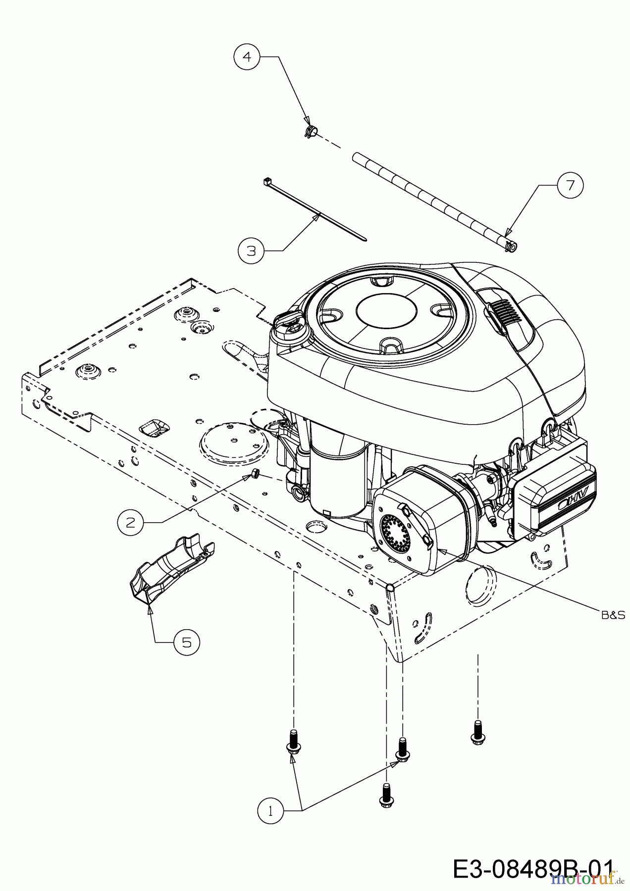  MTD Rasentraktoren 15.5/42 13AM775S308  (2014) Motorzubehör