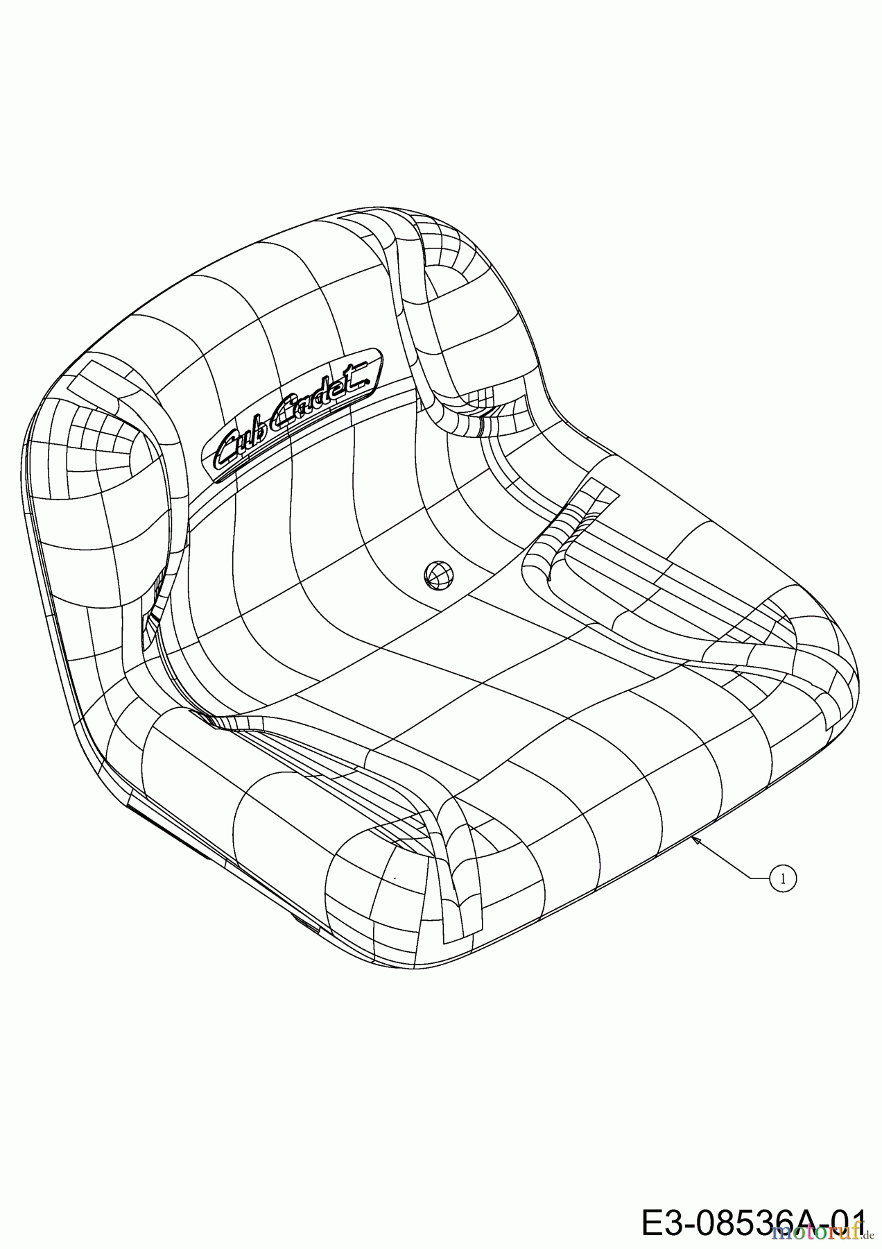  Cub Cadet Rasentraktoren LTX 1042 13AX91AS330  (2012) Sitz