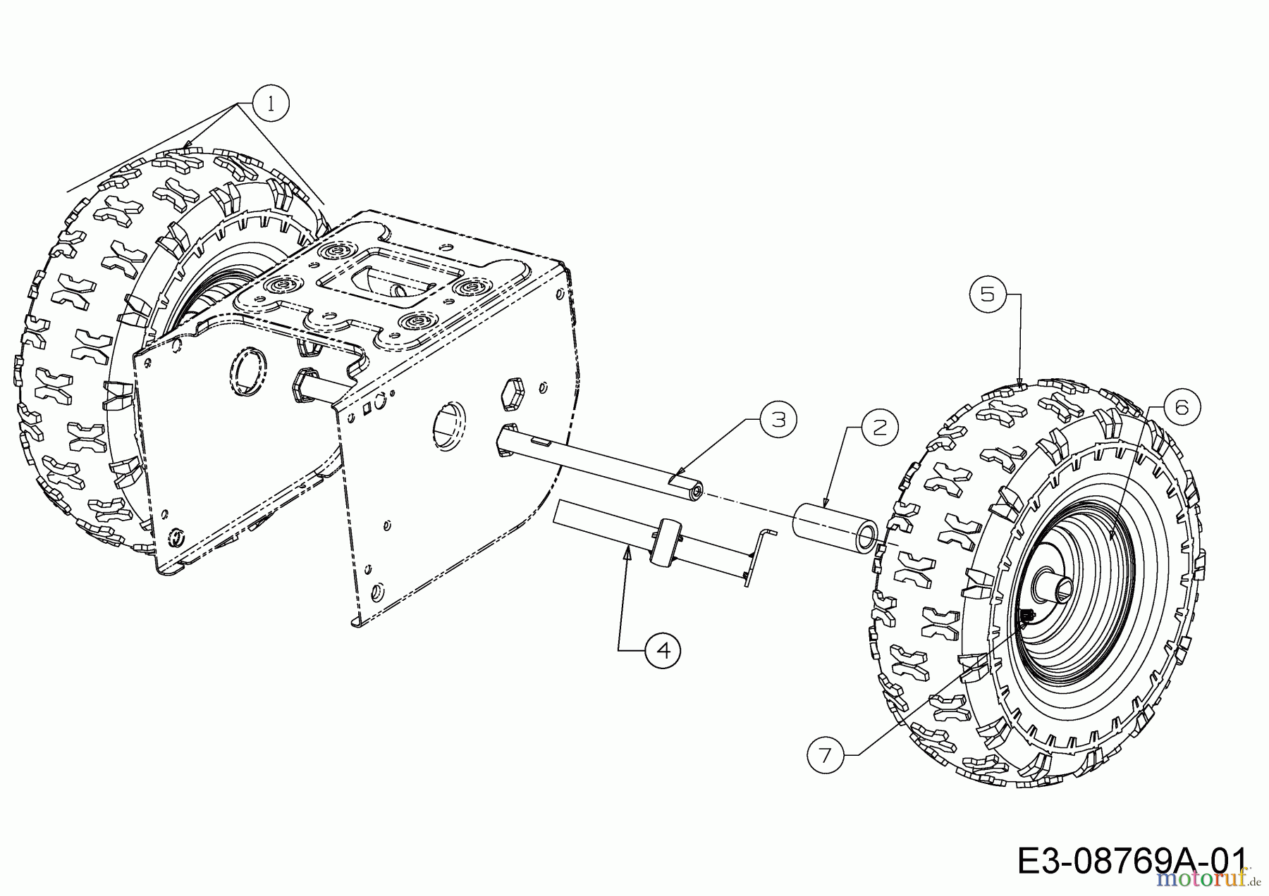  MTD Kehrmaschine Optima PS 700 24B-812C678  (2017) Räder 13x4x6