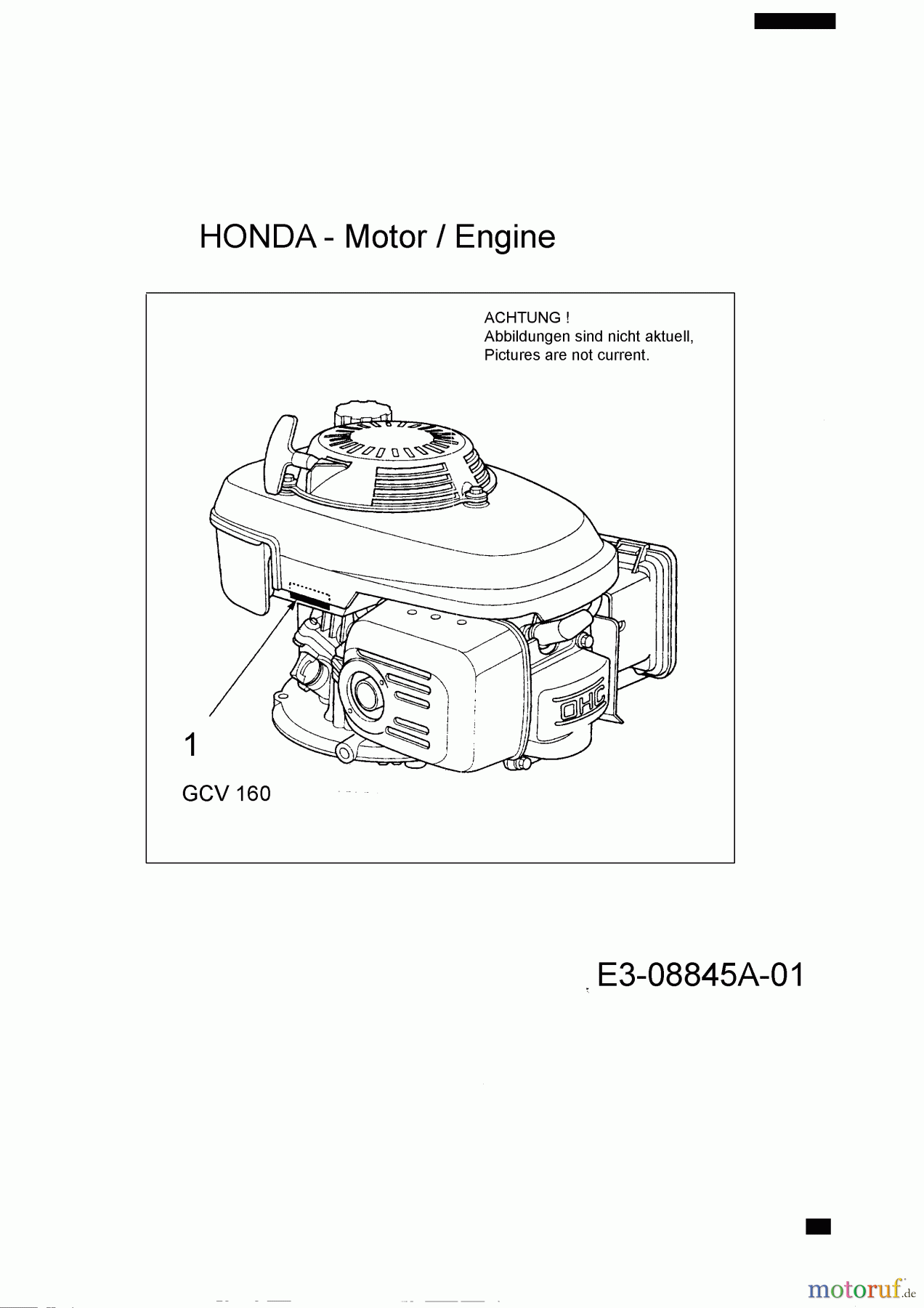  Troy-Bilt Motormäher TB 130 11A-B21Q309  (2015) Motor