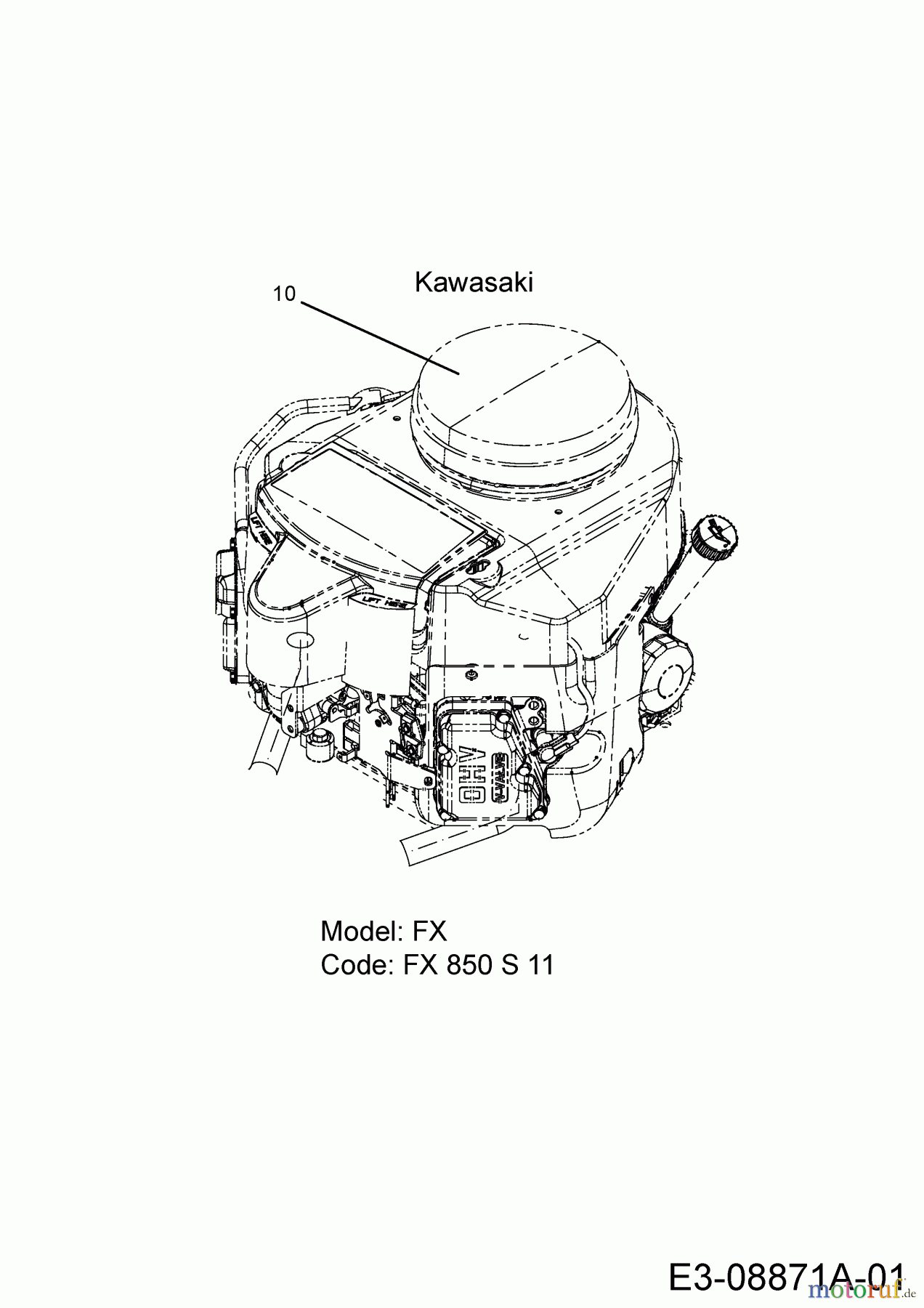  Cub Cadet Zero Turn Tank SZ 60 Commercial 53AI2PUD603  (2015) Motor Kawasaki