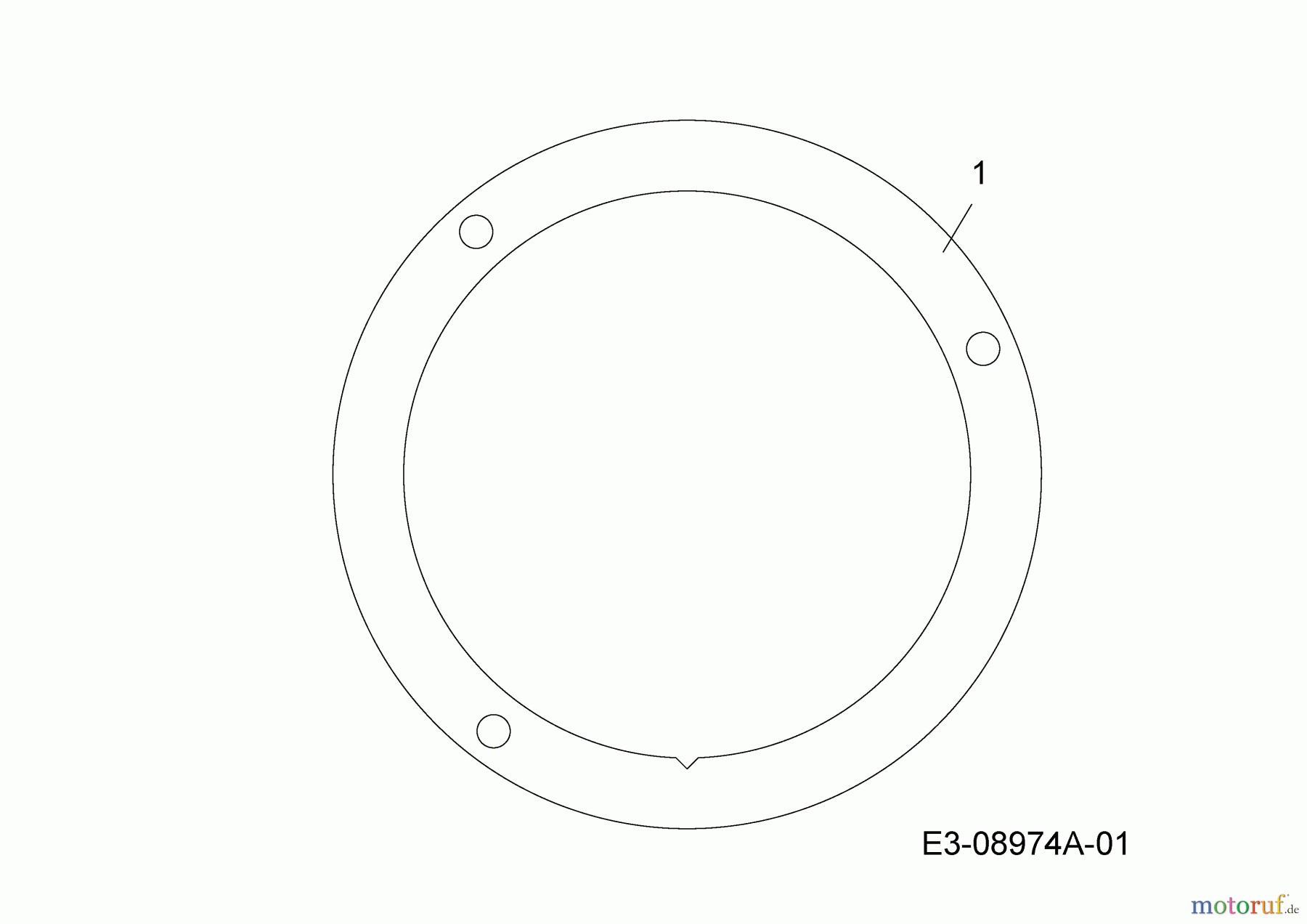 Wolf-Garten Motormäher A 420 HW 11A-LV5N650 (2015) Unterlegring Motor
