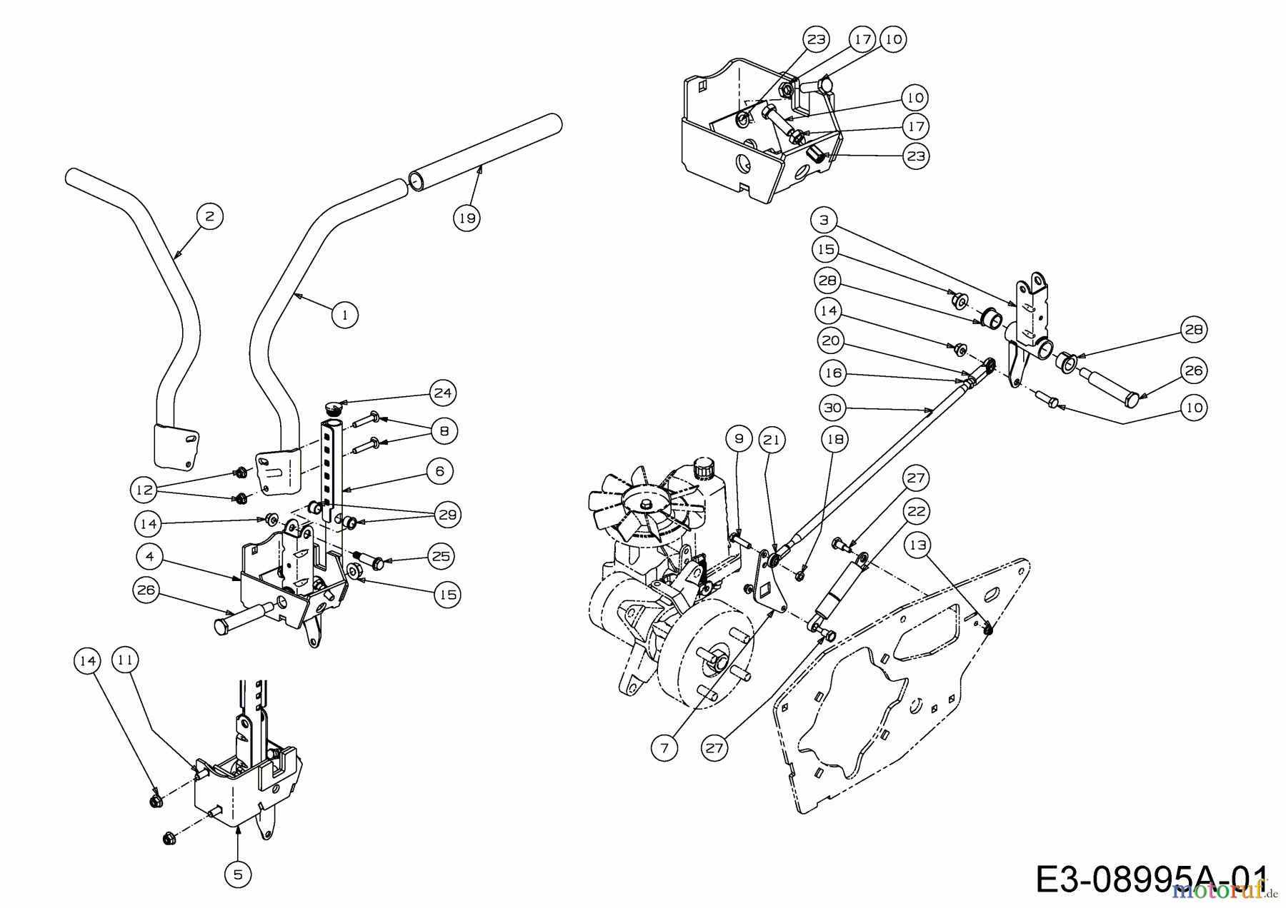 Cub Cadet Zero Turn Tank L 60 Commercial 53AN2RTD050  (2015) Lenkung
