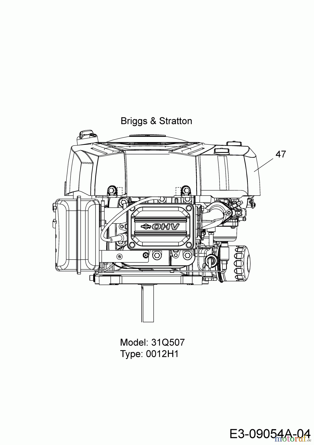  Dormak Rasentraktoren TX 36 H 13IM71SE699  (2017) Motor Briggs & Stratton