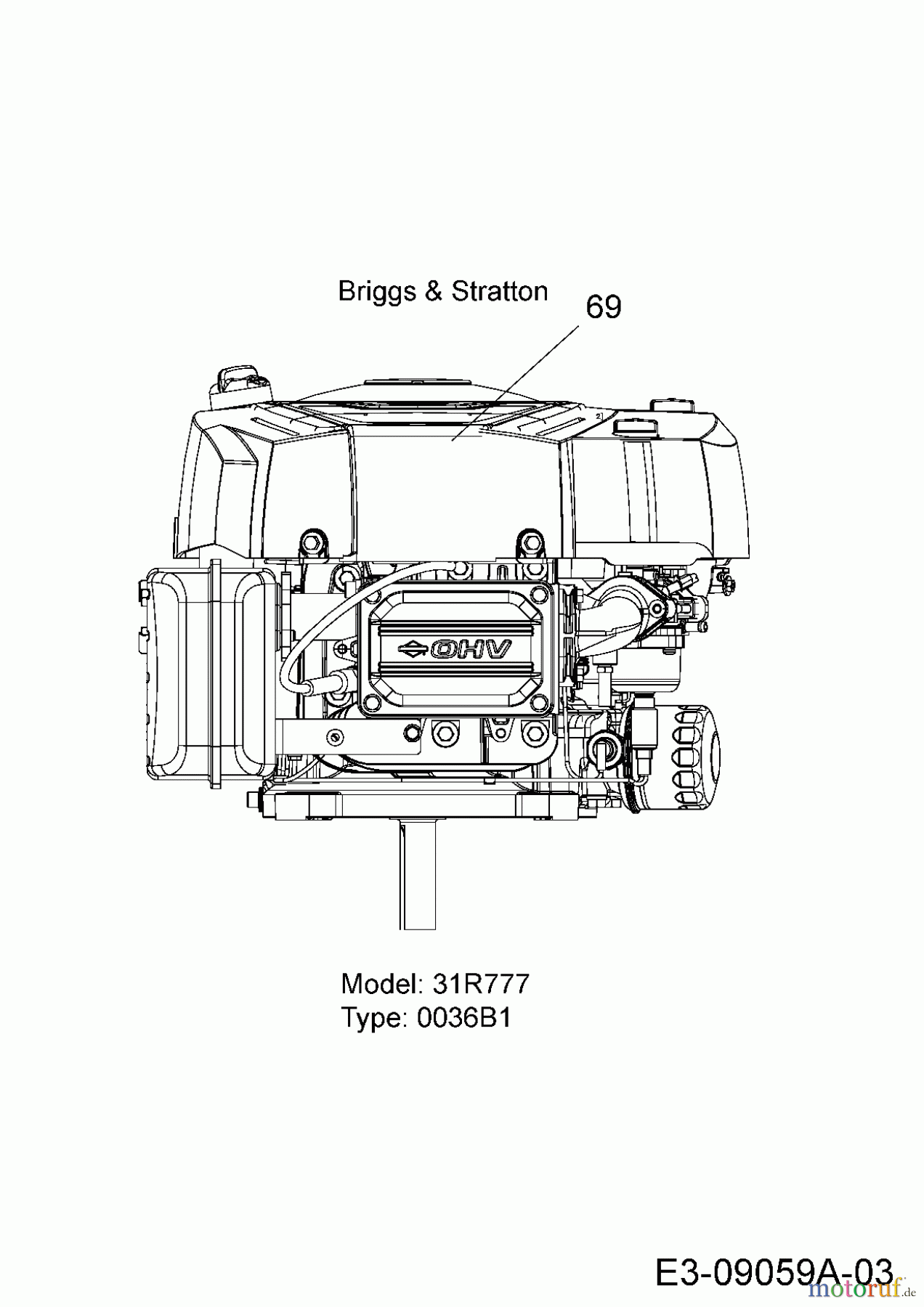  Massey Ferguson Rasentraktoren MF 42-18 SH 13HD93GG695  (2016) Motor Briggs & Stratton