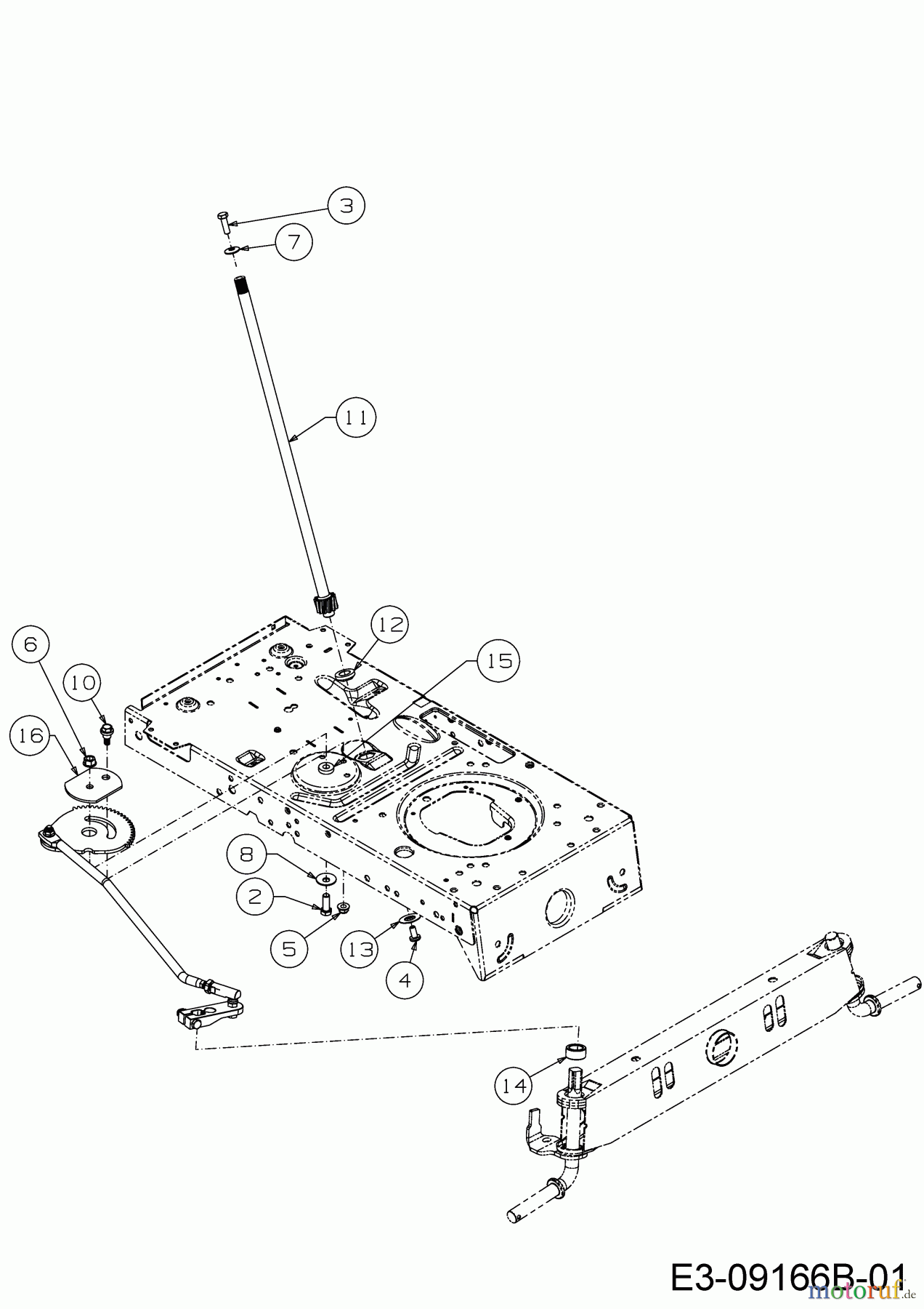  MTD Rasentraktoren 20/42 Automatic 13AT785S306  (2017) Lenkung