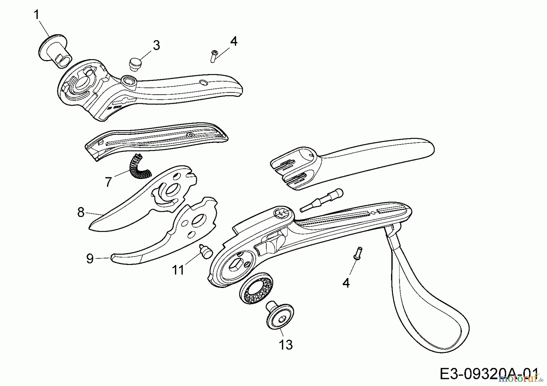  Troy-Bilt Gartenscheren RR 5000 (TB) 490-851-Y011  (2016) Grundgerät