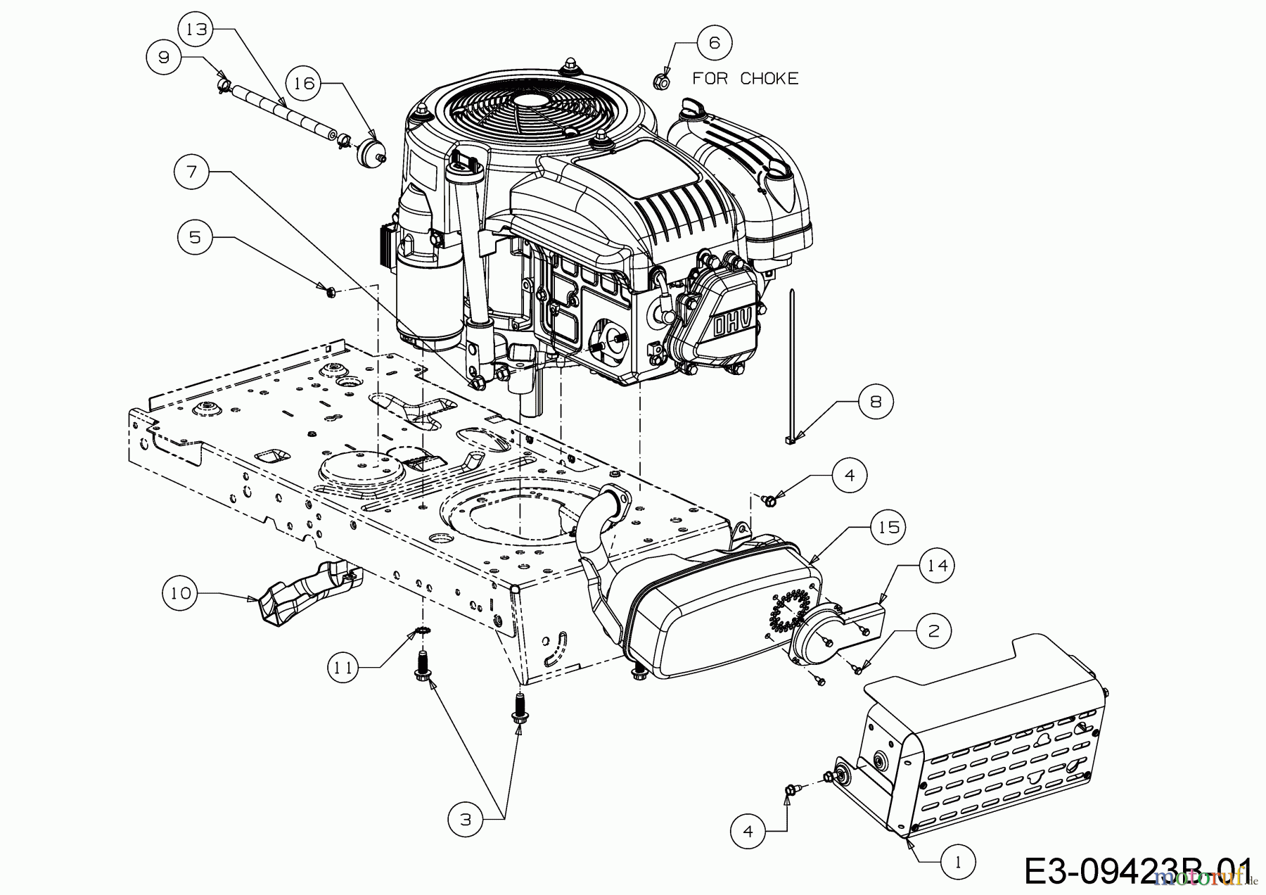  MTD Rasentraktoren 547/42 13A877KS308  (2018) Motorzubehör
