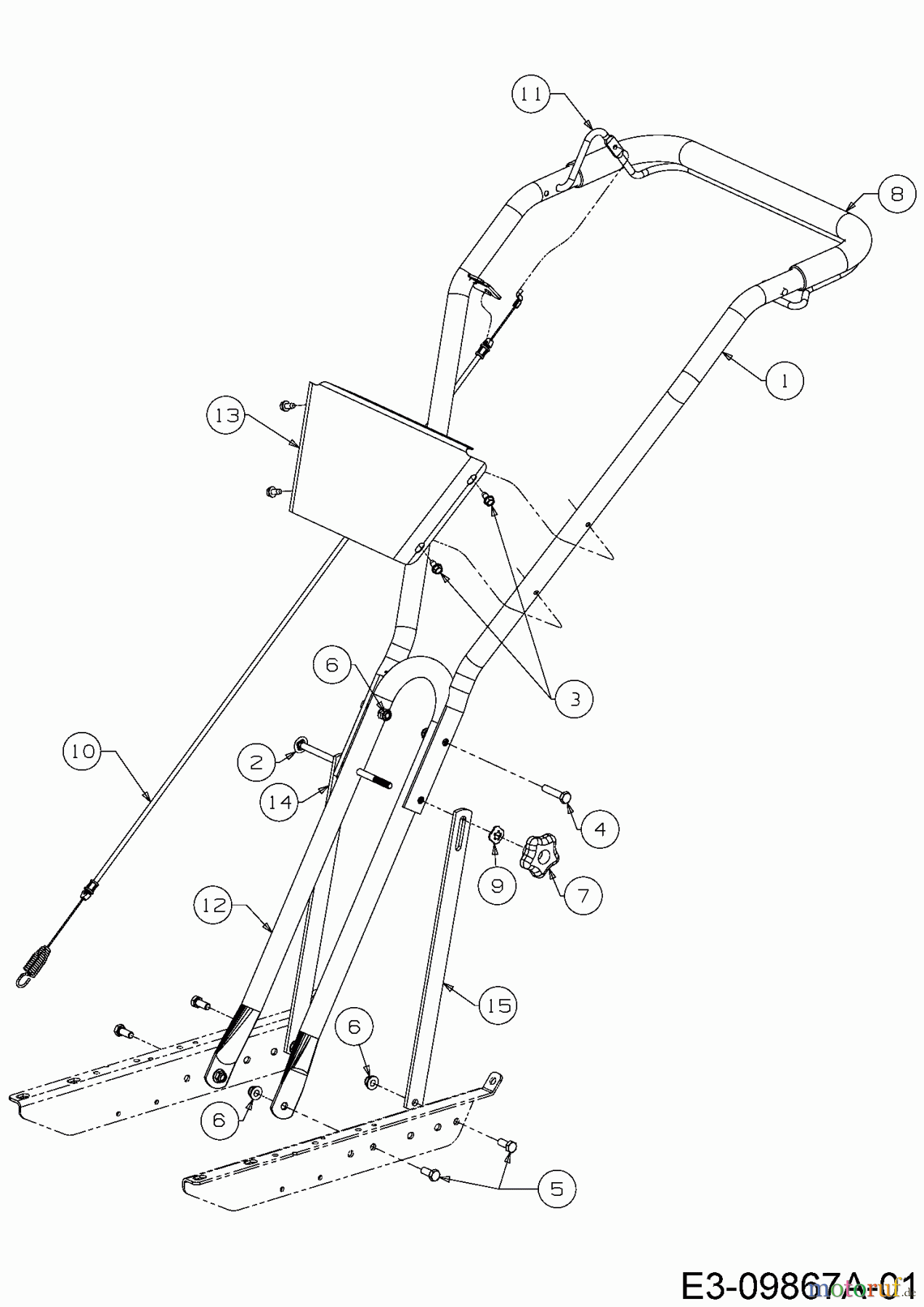  Troy-Bilt Motorhacken Bronco 14