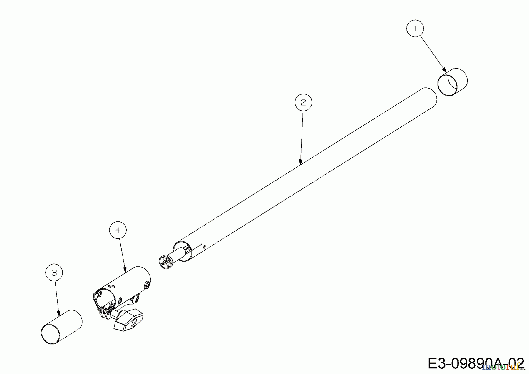  MTD Zubehör Zubehör Motorsensen, Trimmer Kettensäge PS 720 41AJPS-C902  (2017) Verlängerung