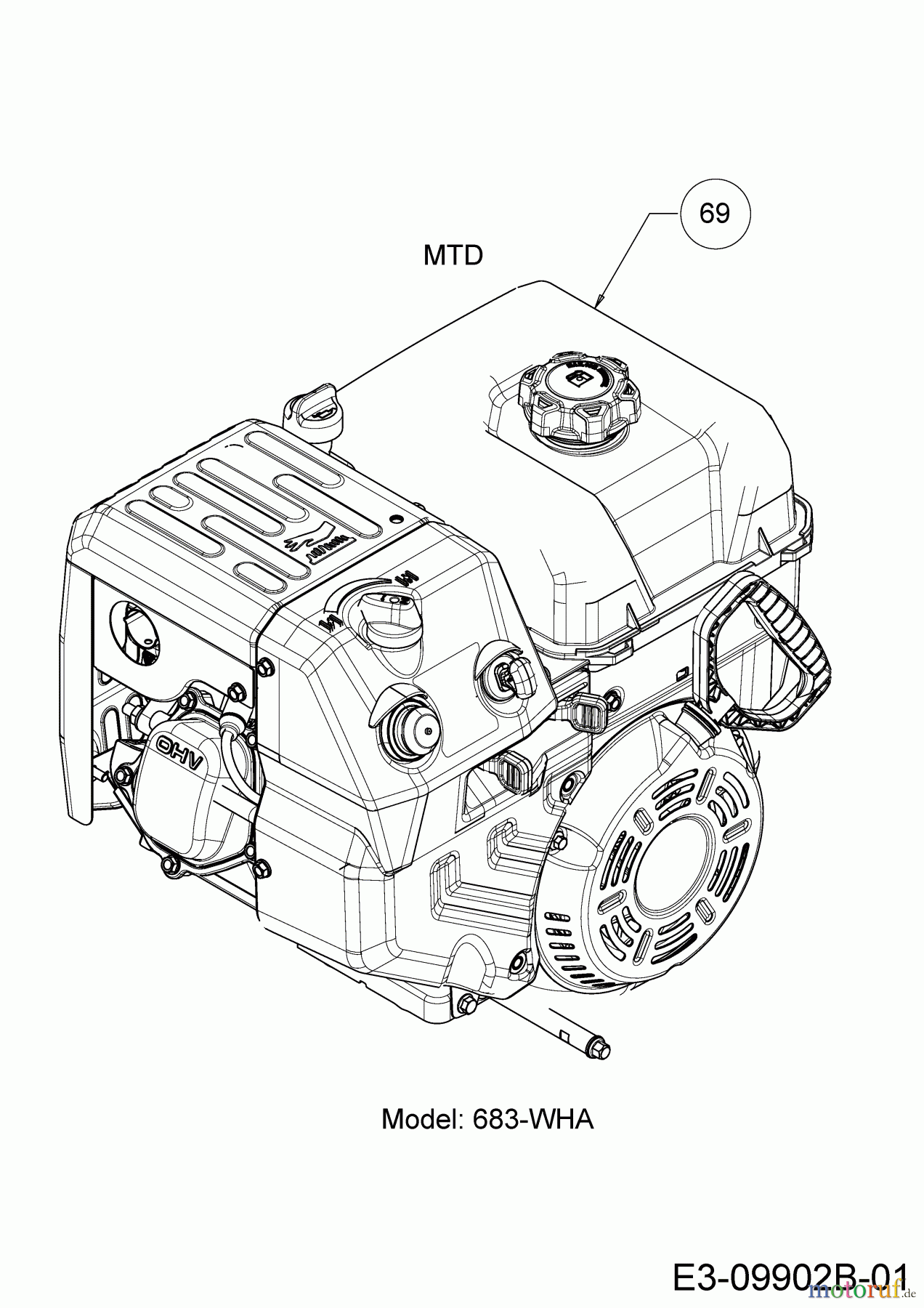 SECURA Bowdenzug f Kupplung Fahrantrieb kompatibel mit MTD Optima ME 76 31AY5ET5678 Schneefräse