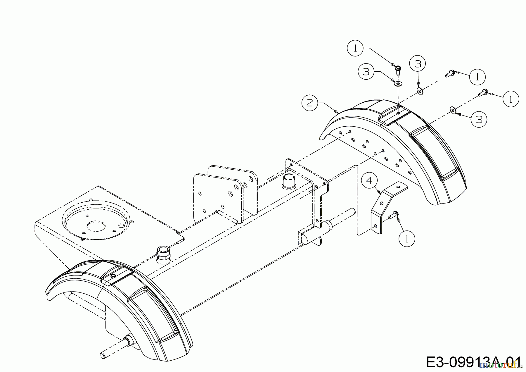  MTD Holzspalter LS 550 24AI550C678  (2018) Kotflügel