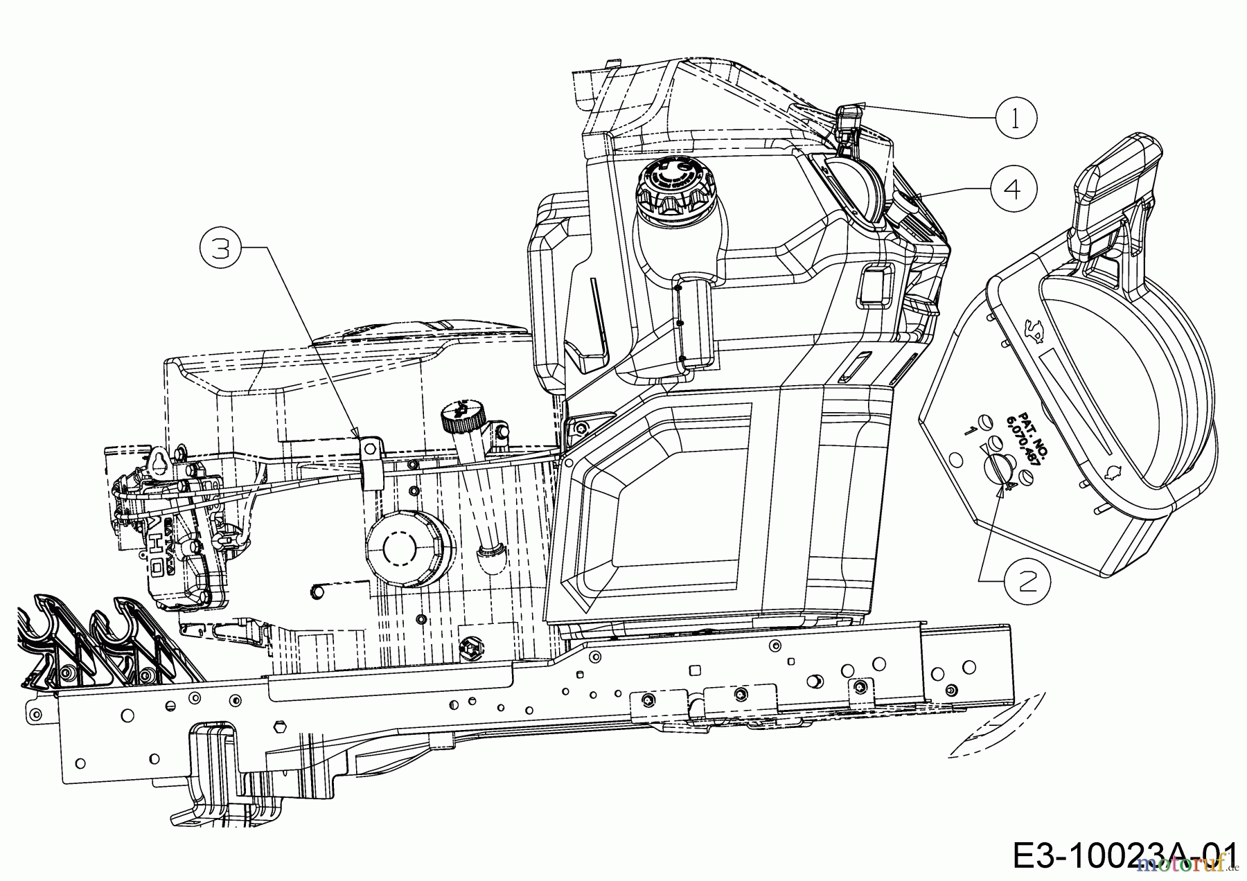  Cub Cadet Rasentraktoren XT 2 PS 107 13AGA1CS603  (2017) Choke- und Gaszug