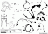 Robomow RS630 PRD6300BG (2015) Ersatzteile Kabel, Kabelanschluß, Regensensor, Werkzeug