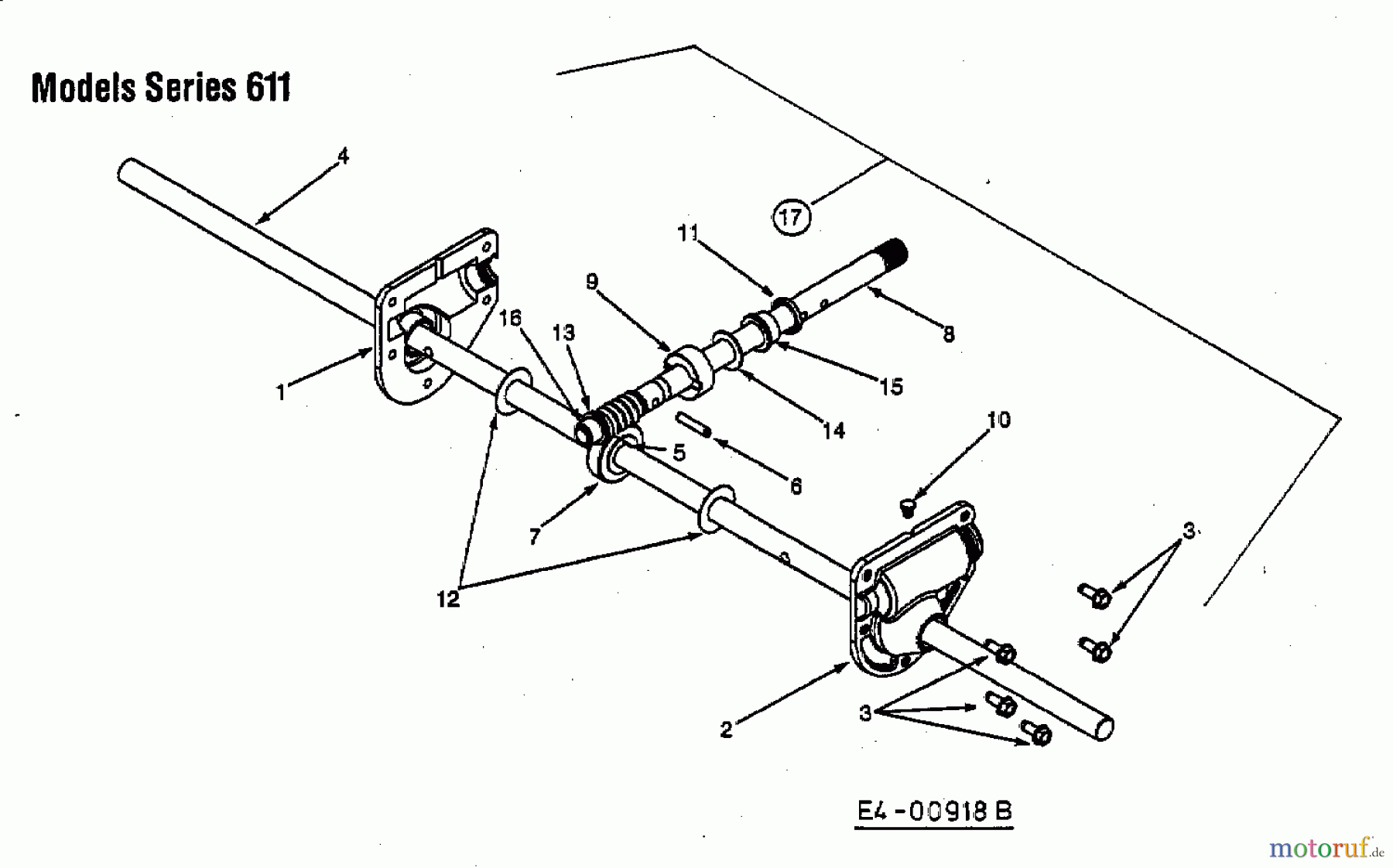  MTD Schneefräsen 611 D 31A-611D678  (1999) Getriebe