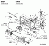 MTD E 640 F 31BT640F678 (2003) Listas de piezas de repuesto y dibujos Auger housing, Auger, Auger gearbox