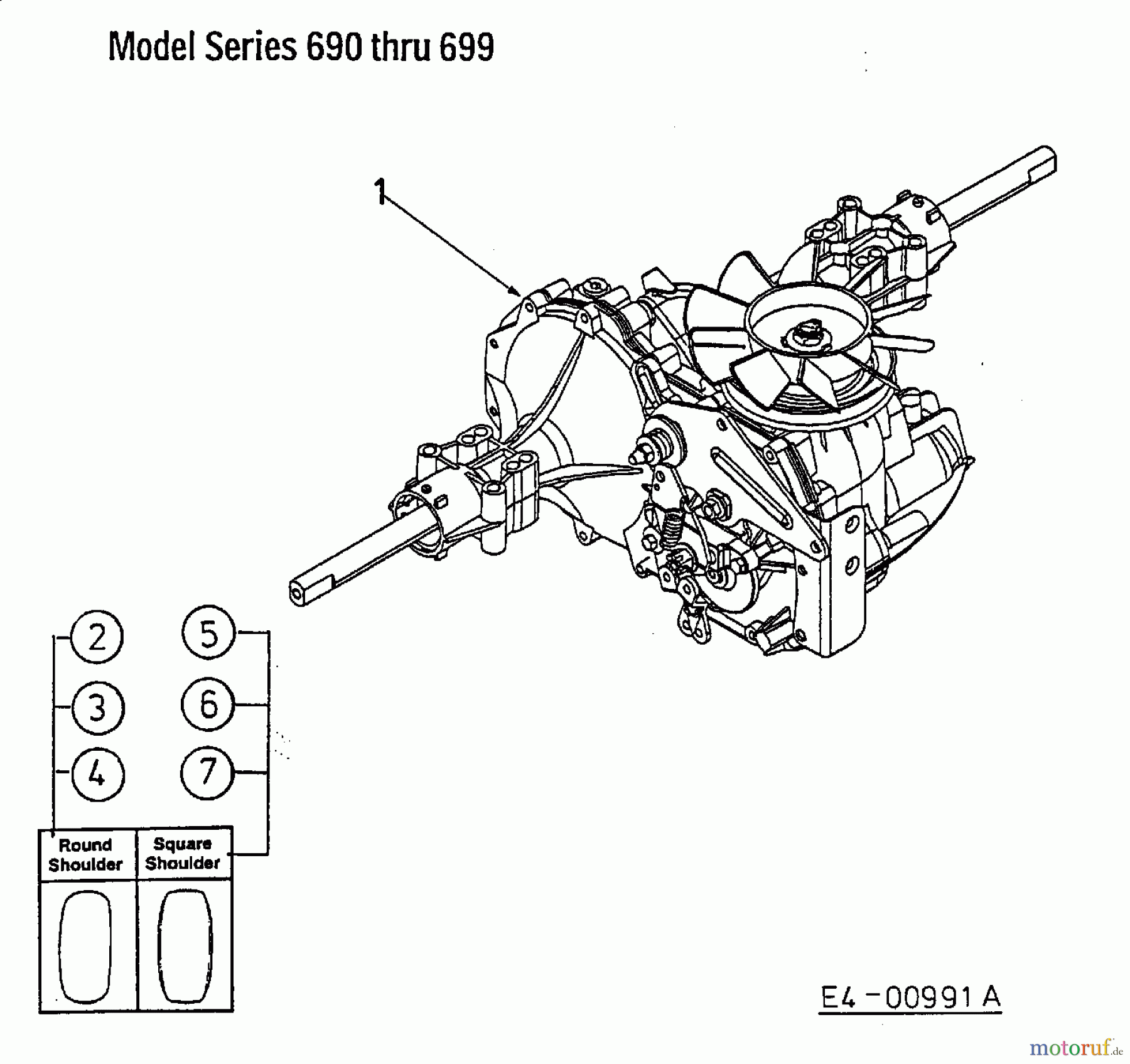  MTD ältere Modelle Rasentraktoren H 140/96 13AA695F600  (2003) Hydrostat, Räder hinten