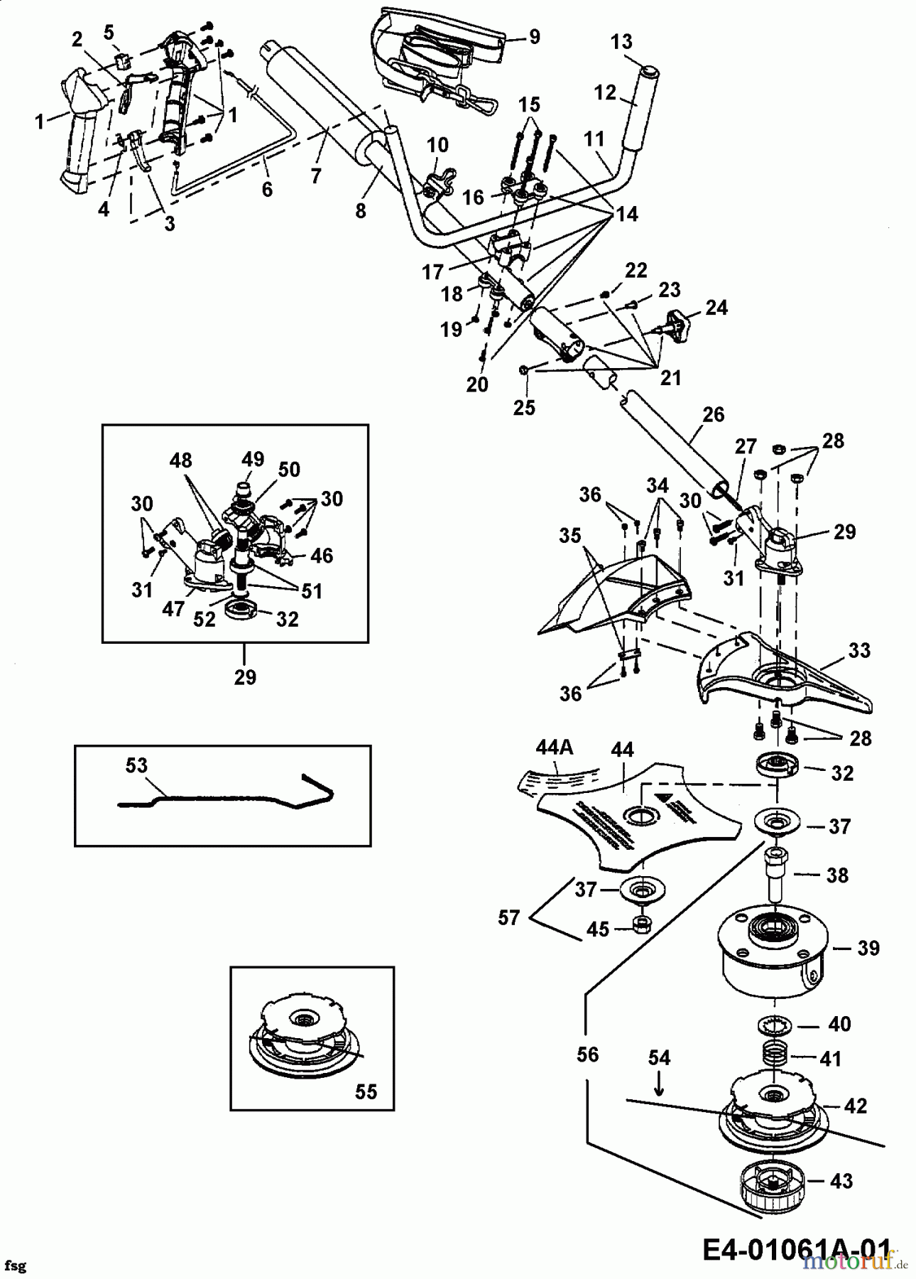  MTD Motorsensen 790 41AD790G600  (2002) Grundgerät
