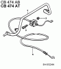 MTD CB 474 AT 901B467A001 (1994) Listas de piezas de repuesto y dibujos Basic machine