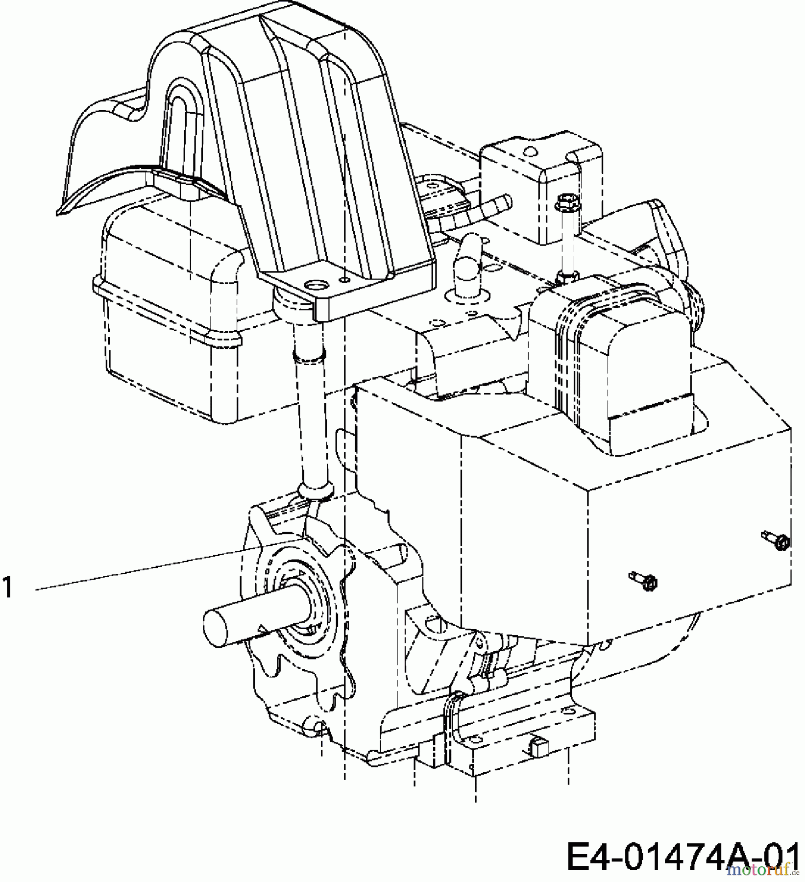  MTD ältere Modelle Schneefräsen 611 D 31A-6TCD678  (2007) Motor