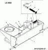 MTD LS 550 24AF550C678 (2008) Listas de piezas de repuesto y dibujos Fuel tank