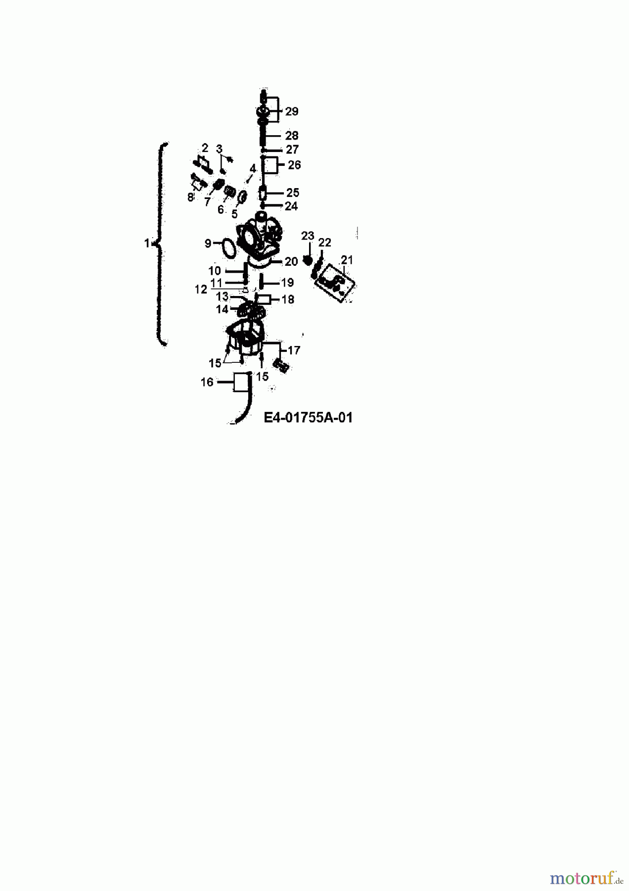  Cub Cadet Quads UT 300 36AB146-603  (2008) Vergaser