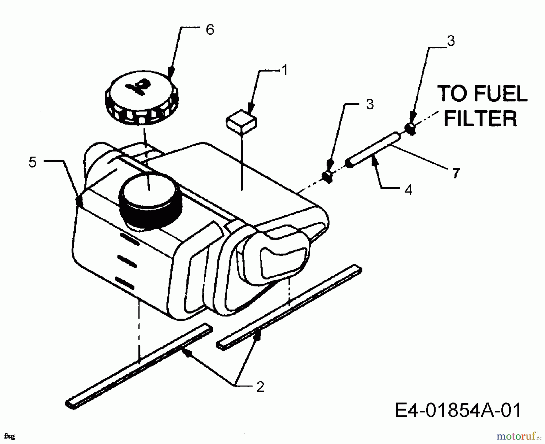 Cub Cadet Gartentraktoren HDS 2205 14A-2D7-603  (2005) Tank