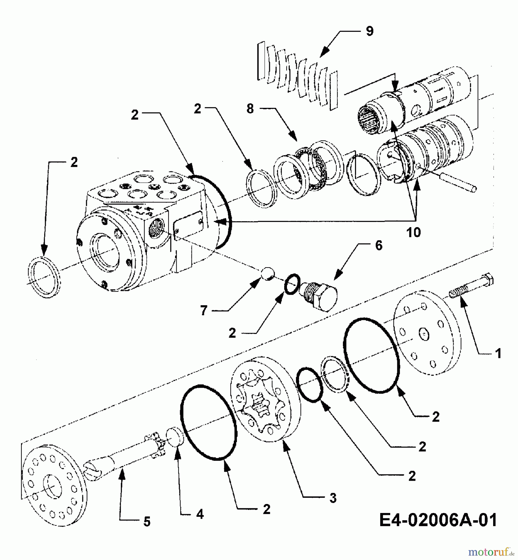  Cub Cadet Gartentraktoren HDS 3200 14B-646-603  (2000) Hydraulikpumpe Lenkung